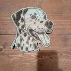Charming Handcrafted Dalmatian Wall Art